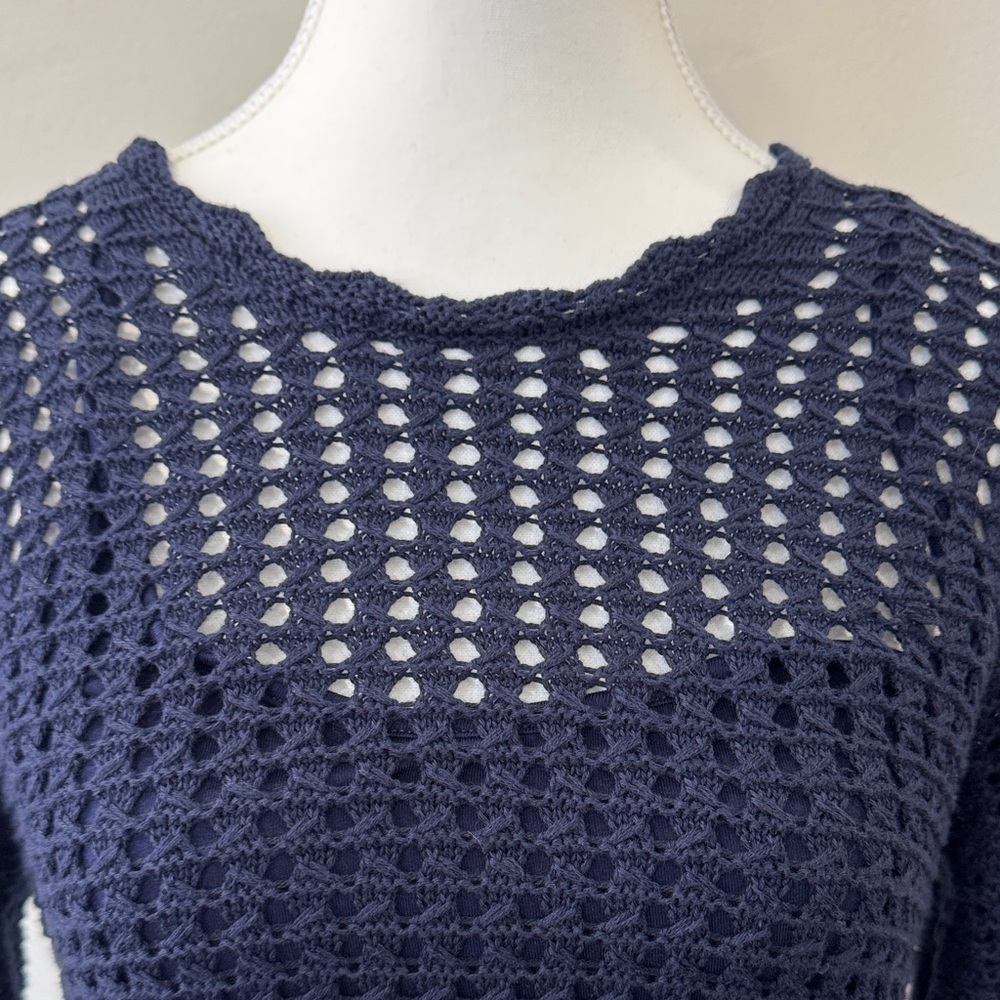 GAP Navy Crochet Summer Dress – Size Small - Picture 4 of 10